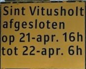 St. Vitusholt afgesloten van 21 tot 22 april - RTV GO! Omroep Gemeente Oldambt