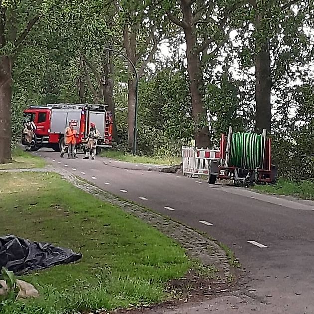 Brandweer naar gaslek Vriescheloo - RTV GO! Omroep Gemeente Oldambt